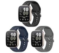 BexidoIera Pulsera compatible con Amazfit Bip 6/Bip 5, correa de silicona suave de 22 mm para Amazfit Balance/Balance 2/GTR 4/GTR 3/GTR 3 Pro/GTR 2/2e/GTR 47 mm Mujer Hombre, Silicona