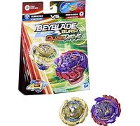 Beyblade Hasbro Burst QuadDrive Berserk Balderov B7 y Cyclone Belfyre B7 Spinning Top Paquete doble - 2 juegos de batalla para niños a partir de 8 años