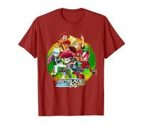 Beyblade Burst QUADDRIVE Camiseta, Hombre, Arándano, S