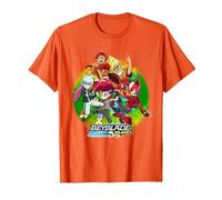 Beyblade Burst QUADDRIVE Camiseta, Hombre, Naranja, XXL