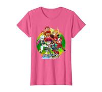 Beyblade Burst QUADDRIVE Camiseta, Mujer, Rosa Jaspeado, M