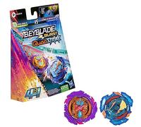 Beyblade Burst QuadStrike Dual Pack de 2 peonzas de competición Ultimate EVO Valtryek V8 y Divine Xcalius X8