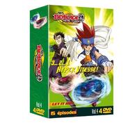 Beyblade Metal Fusion - 3...2...1 Hyper Vitesse ! - Coffret n° 4 (3 DVD) [Francia]