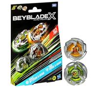 Beyblade X, Gale Wyvern 5-80GB y Tail Viper 3-80HN, Pack Doble, Peonza con Punta Giratoria, Trompo de Juguete