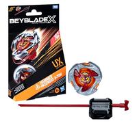 Beyblade X Hammer Incendio 3-70H UX - Juego de iniciación con parte superior de equilibrio y lanzador; auténticos juegos de Takara Tomy Battle Tops, juguetes para niños y niñas de 8 años en adelante