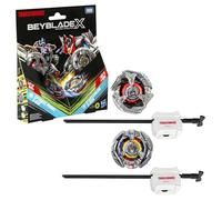Beyblade X, Pack múltiple Colaboración con Transformers, Set Optimus Primal 3-60F vs. Starscream 3-80N con 2 Tops y 2 lanzadores, Tops de Batalla para niños y niñas a Partir de 8 años