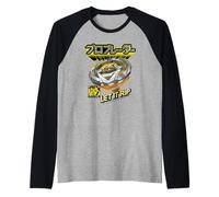 Beyblade X Pro Blader Multi Let It Rip Camiseta Manga Raglan