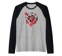 Beyblade X Robin Kazami Scythe Incendio Camiseta Manga Raglan
