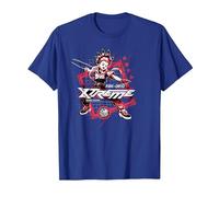 Beyblade X Robin Kazami Xtreme Blader Camiseta, Hombre, Azul Real, S