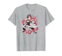 Beyblade X Robin Kazami Xtreme Blader Camiseta, Hombre, Gris Jaspeado, S