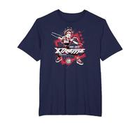 Beyblade X Robin Kazami Xtreme Blader Camiseta, Hombre Tallas Grandes, Azul Marino, 5X Alto