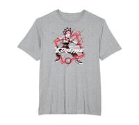 Beyblade X Robin Kazami Xtreme Blader Camiseta, Hombre Tallas Grandes, Gris Jaspeado, 3X Alto