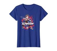 Beyblade X Robin Kazami Xtreme Blader Camiseta, Mujer, Azul Real, XS