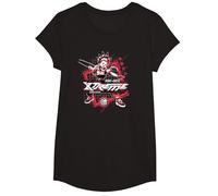 Beyblade X Robin Kazami Xtreme Blader Camiseta, Niñas, Negro, S