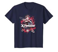 Beyblade X Robin Kazami Xtreme Blader Camiseta, Niños, Azul Marino, 2 años