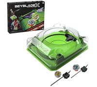Beyblade X, Set de Batalla Sneak Attack con Arena Beystadium, 2 Tops Takara Tomy de rotación Derecha, 2 lanzadores, A Partir de 8 años