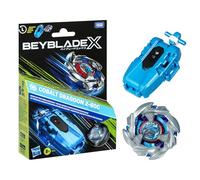 Beyblade X, Set Premium de Lanzador con Cuerda y Top Cobalt Dragoon 2-60C de rotación Izquierda