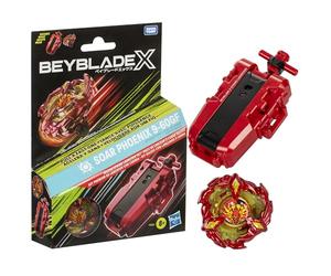 Beyblade X, Set Premium de Lanzador con Cuerda y Top Soar Phoenix 9-60GF, Trompo de Juguete, Peonza para el Juego de Competición