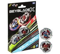 Beyblade X Tail Viper 5-80O y Sword Dran 3-60F Dual Pack Juego con 2 blusas de giro derecho; Luchando contra los mejores juguetes para nios y ni