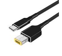 BEYEE - Cable de carga USB C a Slim-Tip para computadora portátil, 6.5 pies, 100 W, PD para LEN0V0 Yoga T470s T470
