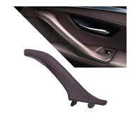 BEYEPZNZCK Cubierta Manija Puerta Interior Auto Conjunto De Ma Para De Puerta Lateral Interior De Coche Para Serie 5 F10 F11 F18 520i 523i 525i 528i LHD RHD Tirador De Cuero(RIGHT MOKA)