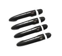 BEYEPZNZCK Manija de Puerta Exterior Cubierta De Maninja De Puerta De Coche Para Megane 2 (MK2, 2002-2008), Maninja Interior De Plástico Imitación Fibra De Carbono.(K4)