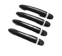 BEYEPZNZCK Manija de Puerta Exterior Cubierta De Maninja De Puerta De Coche Para Megane 2 (MK2, 2002-2008), Maninja Interior De Plástico Imitación Fibra De Carbono.(C2)