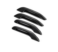 BEYEPZNZCK Manija de Puerta Exterior Cubierta Protectora Para Manija De Puerta De Coche Para Tesla Model 3 Y (2021-2023), Pegatina Protectora Antiarañazos Y Anticongelante, Color Carbono