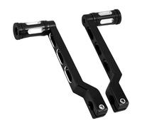 BEYEPZNZCK Palanca De Cambio Marchas Para Motocicleta Estriberas Pedales Talón Y Punta Para Turismo Deslizamiento En Carretera King Triciclo Softail Pedal de cambio de marchas
