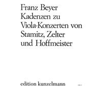 BEYER F. - CADENCIAS CONCIERTO DE VIOLA DE HOFFMEISTER, STAMITZ