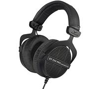 beyerdynamic Dt 990 Pro - Cascos para monitor de estudio, sistema abierto, con cable (80 ohmios, negro edición limitada)