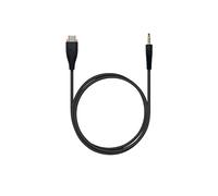 beyerdynamic Repuesto original cable de conexión analógico-USB 1,3 m para MMX 200 Wireless, cable para headset negro, transmisión de señal estable, firma de sonido original