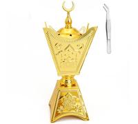 Beylab Quemador de incienso, soporte de carbón, soporte para Bakhoor, ideal para aromaterapia, yoga y spa, incensario para hogar y iglesia cristiana (cuatro}