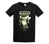 Beyond Creation Band Earthborn Album Cover Men's T-Shirt Unisex Black Cotton Print tee Shirts L