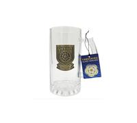 Beyond Happy Yorkshire Rose - Jarra de cristal resistente con texto en inglés "God's Own Country"