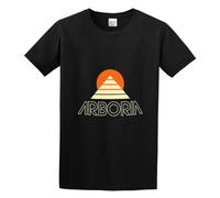 Beyond The Black Rainbow Arboria Logo Men's T-Shirt Unisex Black Cotton Print tee Shirts 3XL