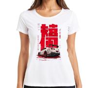 Beyond the Legend R35 GTR JDM Japan Y2K - Camiseta para mujer, Blanco, M
