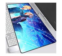 Beyond the Realm Alfombrilla de ratón Anime de 800x300 mm, alfombrillas para mouse con teclado, alfombrilla de ratón para juegos profesional XXL grande con base de goma de 3 mm de grosor, para PC, G