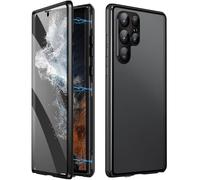 Beyonddraw Magnetic Tempered Glass Double-Sided Phone Case for Samsung, Magnetic Privacy Case for Samsung S25 Ultra, 360° Anti-Peep Protection & Shockproof Cover(Privacy/Black,For Samsung S24Ultra)