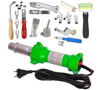 Beyondlife 1600W Pistola térmica Pistola de aire caliente Antorcha de soldadura Soldador plástico Soldador Pistola de soldadura para suelo, con iluminación LED, con varios accesorios de soldadura