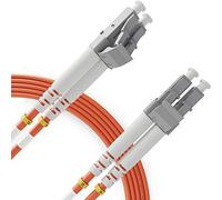 BEYONDTECH Cable de fibra óptica LC a LC OM2 Multimodo Duplex (3 Metros - 1 Unidad) - Latiguillo Doble Fibra Óptica UPC/UPC - 50/125 (LSZH)