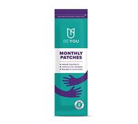 BeYou - Paquete de 5 parches refrescantes naturales para aliviar dolor menstrual, calambres, síndrome de ovario poliquístico, fibromas, SII y EII, matriz de mentol y eucalipto