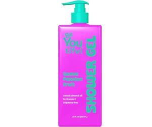 Beyoutiful Anim - Gel de ducha hidratante para niños y adolescentes, gel exfoliante con maracuyá y guayaba, cuidado de la piel sensible con acné, libre de crueldad, 1 unidad