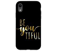 Beyoutiful Be You Tiful Mindfulness Yoga Beautiful Women Carcasa para iPhone XR