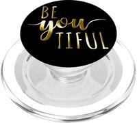 Beyoutiful Be You Tiful Mindfulness Yoga Beautiful Women PopSockets PopGrip para MagSafe