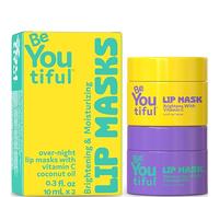 BeYoutiful BeYoutiful - Juego de máscara de labios, bálsamo hidratante para labios secos y agrietados, brillo de labios para niñas y niños, cuidado de la piel para adolescentes, 2 piezas, 0.3 o