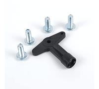 beytech Juego de llaves de llanta con tornillos de seguridad, herramientas para tapacubos, para Opel, Renault, Ford, Universal