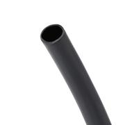BEZEOVDWJ Tubo termorretráctil de 12,7 mm, 3 m longitud, con revestimiento adhesivo, relación 3:1, for aislamiento eléctrico, reparaciones, conectores y envoltura cables, color negro(3.2mm x 3M)