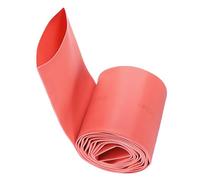 BEZEOVDWJ Tubo termorretráctil de 20 mm, 3 m longitud, relación 2:1, for aislamiento eléctrico, reparaciones, envoltura cables y conectores, color rojo(50mm x 2M)