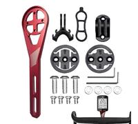 Bezijhr Soporte para Ciclocomputador - Portaextensible de Aleación de Aluminio,Montura para Manillar de Bicicleta,Exterior, Desplazamiento, Cámara De Acción